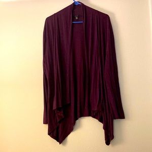 Rich, wine-colored Cardigan